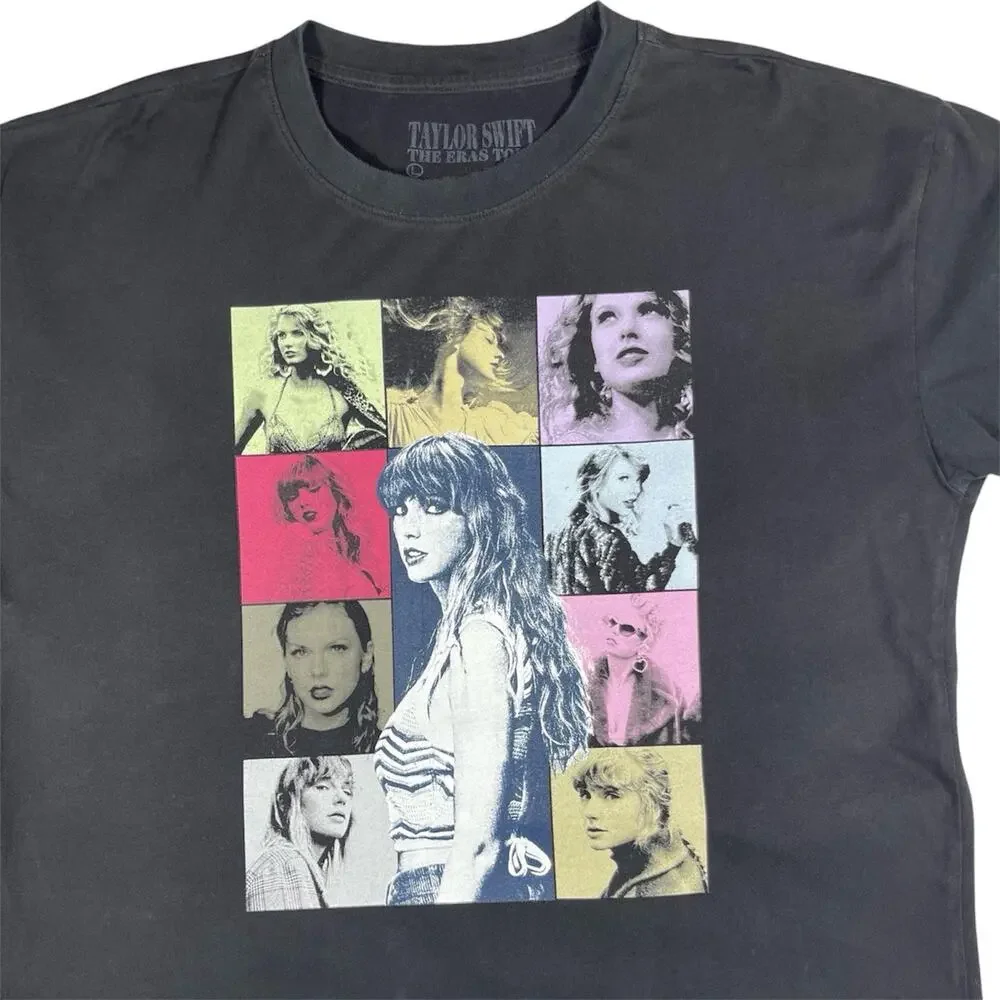 Taylor Swift The Eras Tour Swiftie Concert Merch Women’s Black T-Shirt, Large - Picture 2 of 6